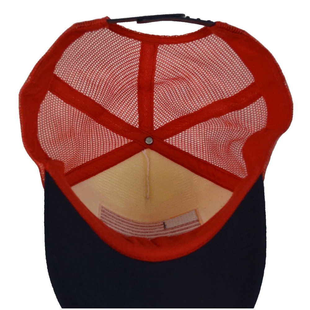 Vintage Style Emroidered USA Flag Trucker Snapback Adjustable Cap / Hat One Size - Picture 6 of 6